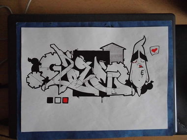 Graffiti Sketch - Photo by TeamEwos (2015)