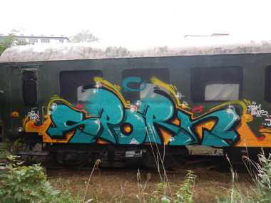Graffiti Train - Photo by TeamEwos - Sporn, Awik, Ewos (2015)