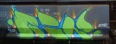 Graffiti Train - Photo by Tec - rik (2012)