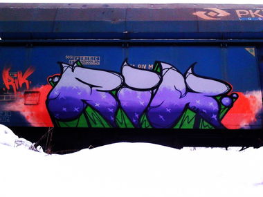 Graffiti Train - Photo by Tec - rik (2012)