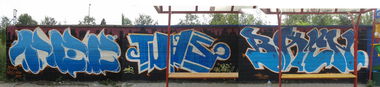 Graffiti Wall - Photo by Tec - tec, tuas, bane (2012)