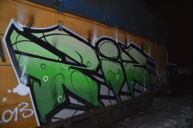 Graffiti Train - Photo by Tec - rik (2013)