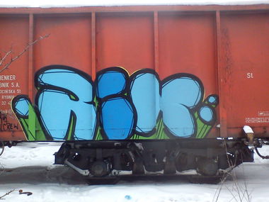 Graffiti Train - Photo by Tec - rik (2013)