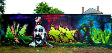 Graffiti Wall - Photo by Tec - asibe, kupsok, tek (2013)