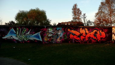 Graffiti Wall - Photo by Tec - Asibe, Kupsok, Riku (2013)