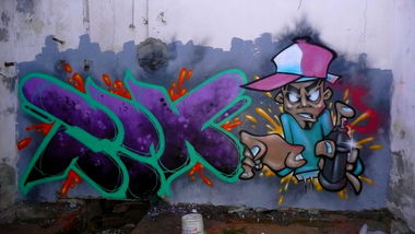 Graffiti Wall in Poland - Photo by Tec - rik, kupsok, -"zws" (2013)