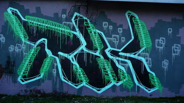 Graffiti Wall in Bytom - Photo by Tec - rik (2013)