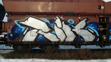 Graffiti Train - Photo by Tec - Rik (2014)