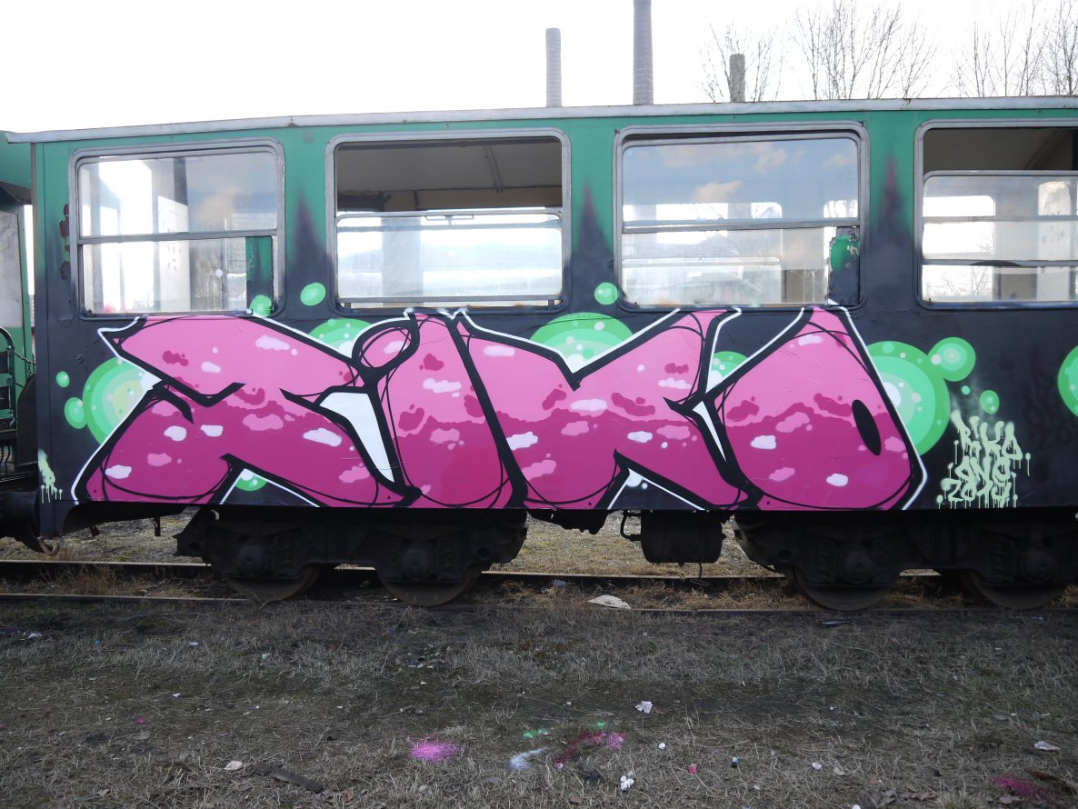 Graffiti Train - Photo by Tec - riko (2014)