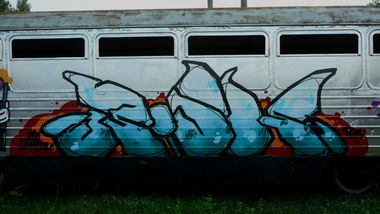 Graffiti Train - Photo by Tec - rik (2014)