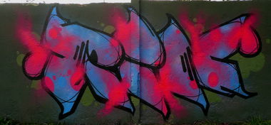 Graffiti Wall - Photo by Tec (2014)
