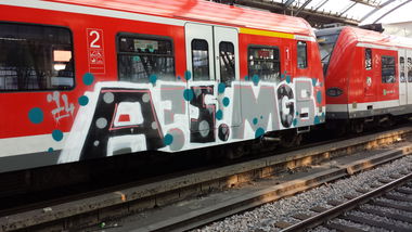 Graffiti Train in Köln - Photo by Techno - MGB (2014)