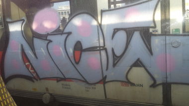 Graffiti Train in Köln - Photo by Techno - Nice, NC (2014)