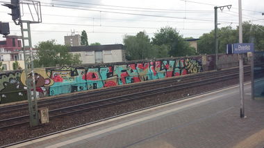 Graffiti Wall in Köln - Photo by Techno - HACF, Family, HACF (2014)