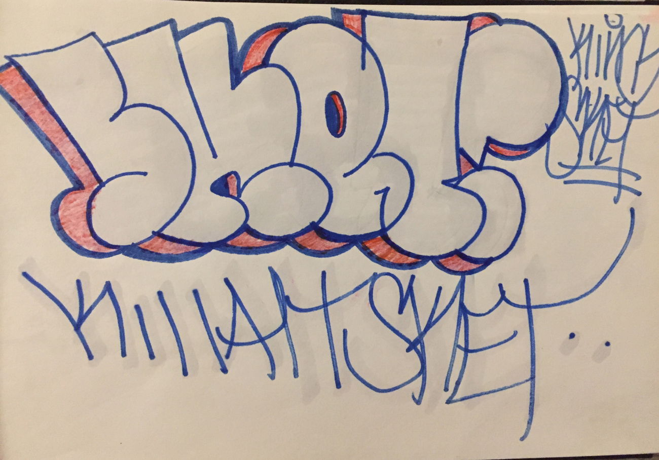 Graffiti Wall - Photo by Techone - Sket, one