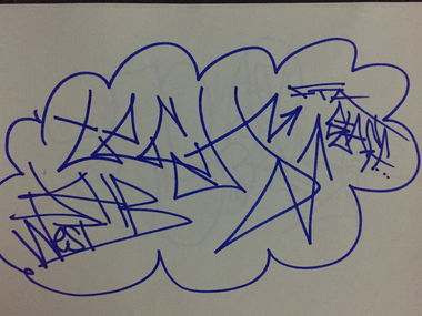 Graffiti Sketch - Photo by Techone - Tech