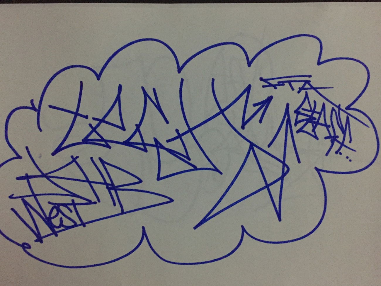 Graffiti Sketch - Photo by Techone - Tech