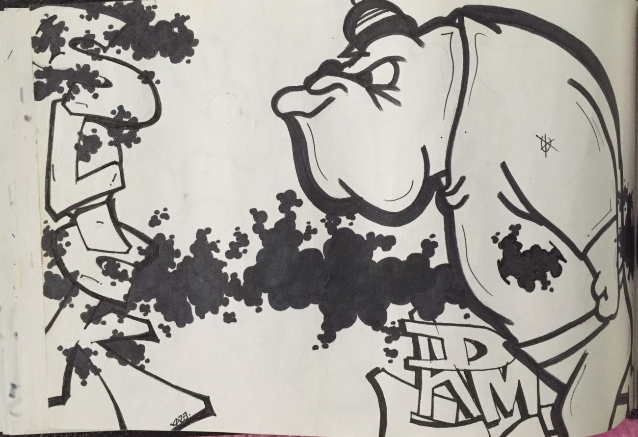 Graffiti Sketch - Photo by Techone - Slick