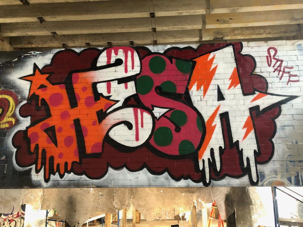 Graffiti Wall - Photo by Techone - Hesa, one