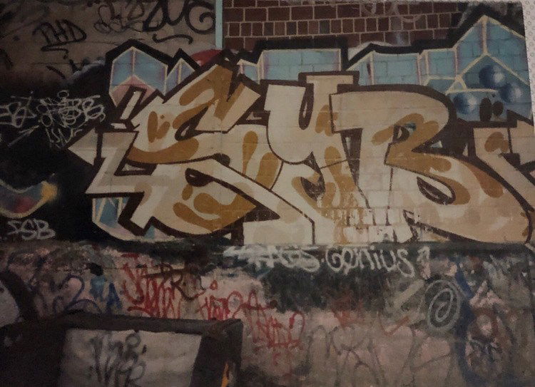 Graffiti Wall - Photo by Techone - DR, one, Tech