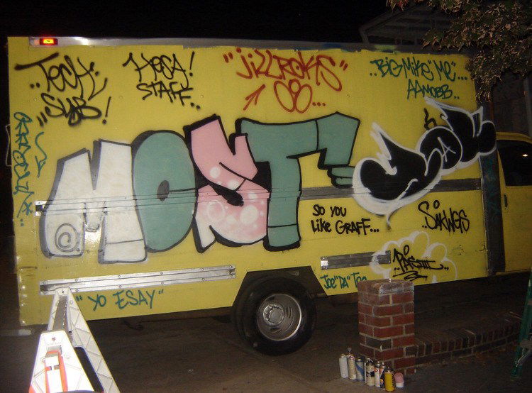 Graffiti Wall - Photo by Techone - Tech, ono, hesa