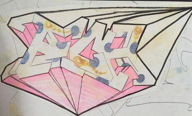 Graffiti Wall - Photo by Techone - Tech, one