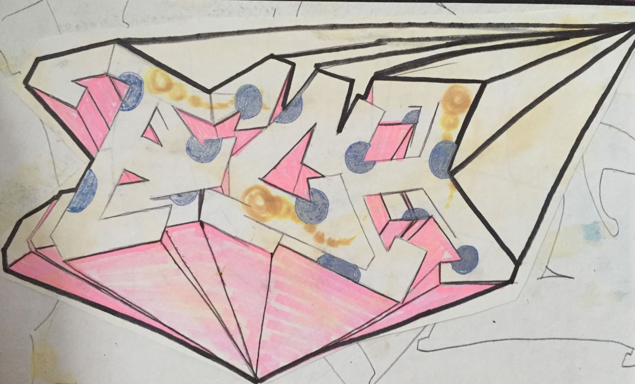 Graffiti Wall - Photo by Techone - Tech, one