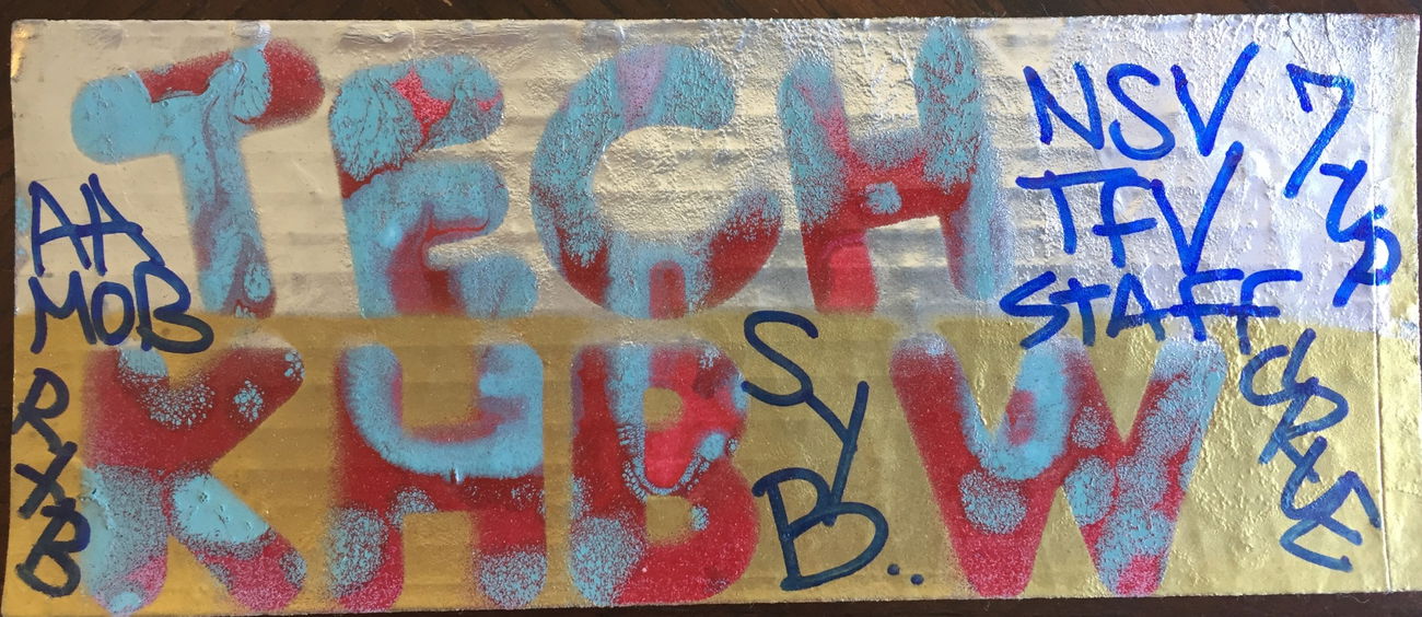 Graffiti Wall - Photo by Techone - Tech