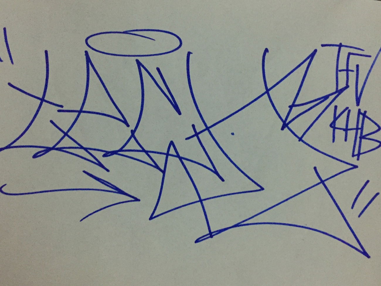 Graffiti Sketch - Photo by Techone - Tech
