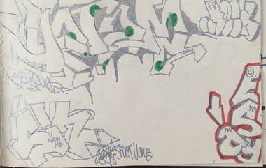 Graffiti Sketch - Photo by Techone - Dr, tech, sket