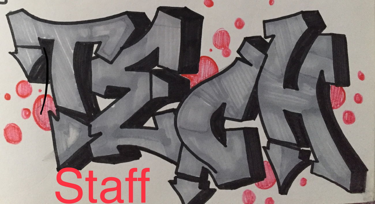 Graffiti Wall - Photo by Techone - Tech, one