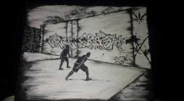 Graffiti Wall - Photo by Techone - Large, crash