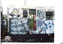 Graffiti Train - Photo by Techone - Hesa, Tech, alert