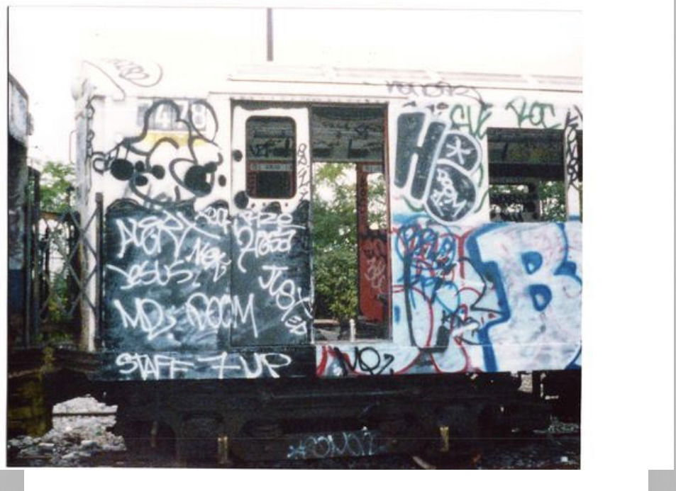 Graffiti Train - Photo by Techone - Hesa, Tech, alert