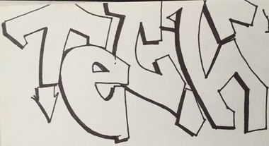 Graffiti Wall - Photo by Techone - Tech, one