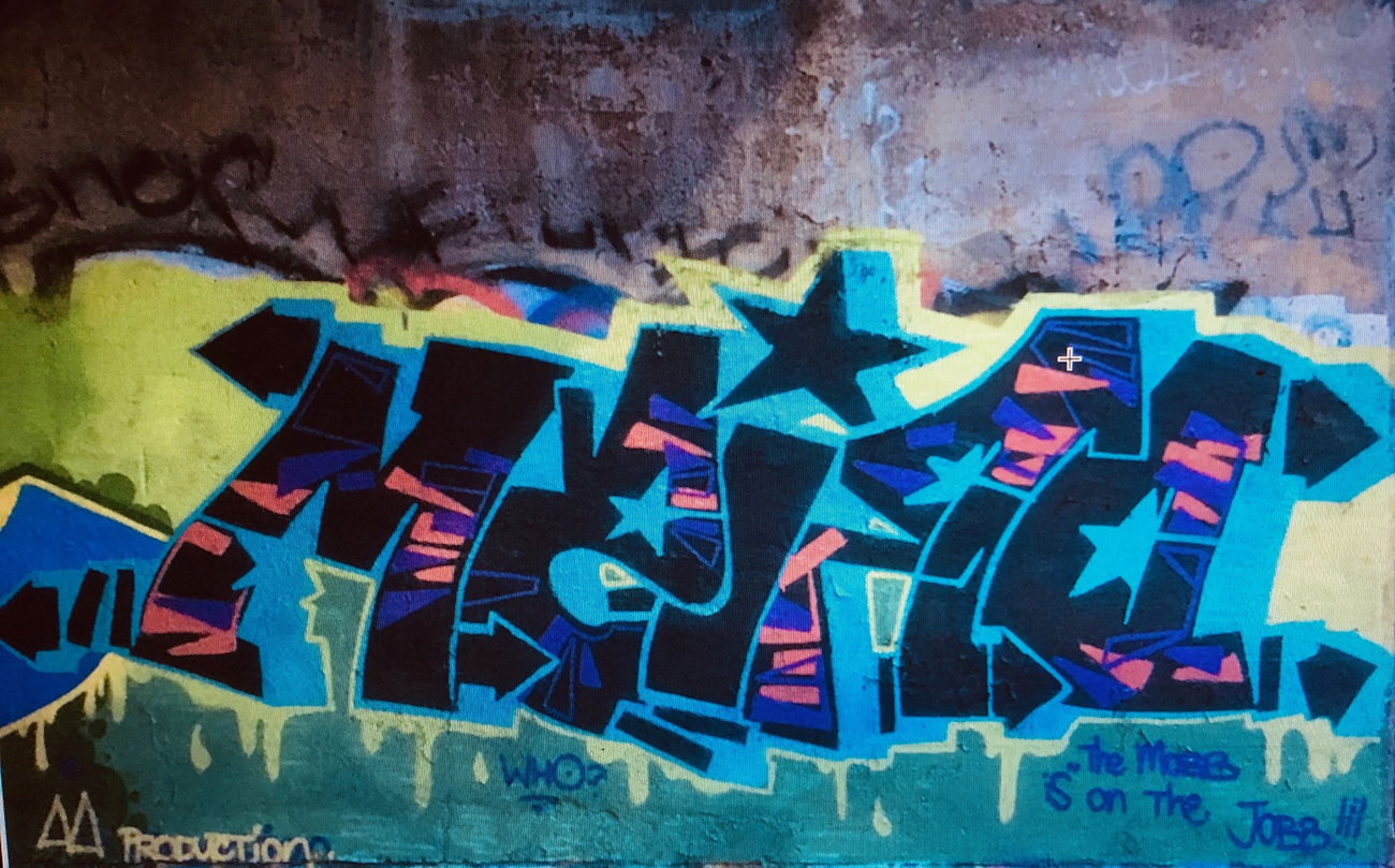 Graffiti Wall - Photo by Techone - DR, one