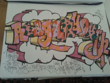 Graffiti Sketch - Photo by Techone - Hesa