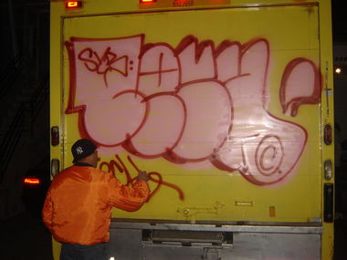 Graffiti Wall - Photo by Techone - Tech