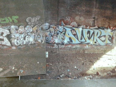 Graffiti Wall - Photo by Techone - Hesa, alert