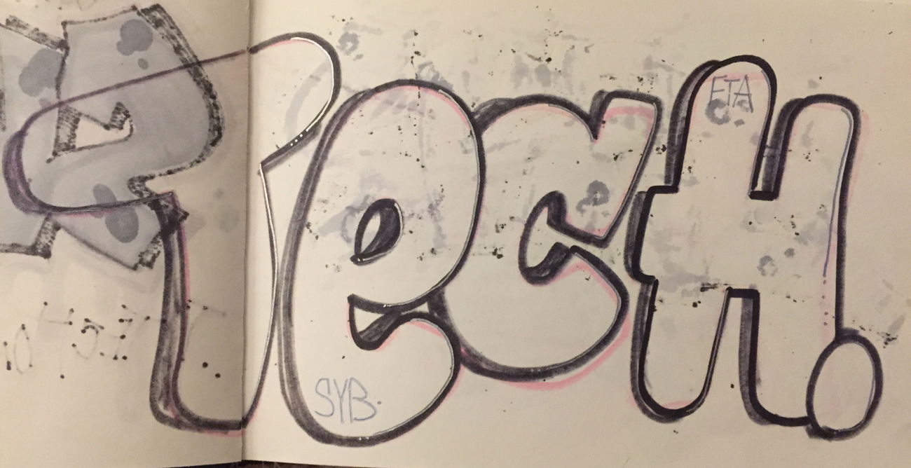 Graffiti Wall - Photo by Techone - Tech, one