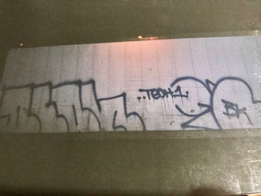 Graffiti Wall - Photo by Techone - Dean, one, tech