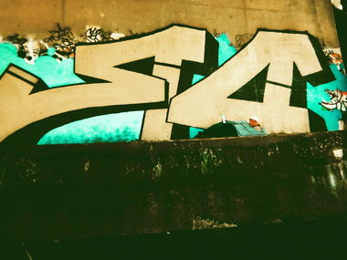 Graffiti Wall - Photo by Techone - DR, one