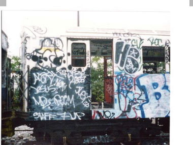 Graffiti Train - Photo by Techone - Staff, cru, 7-up