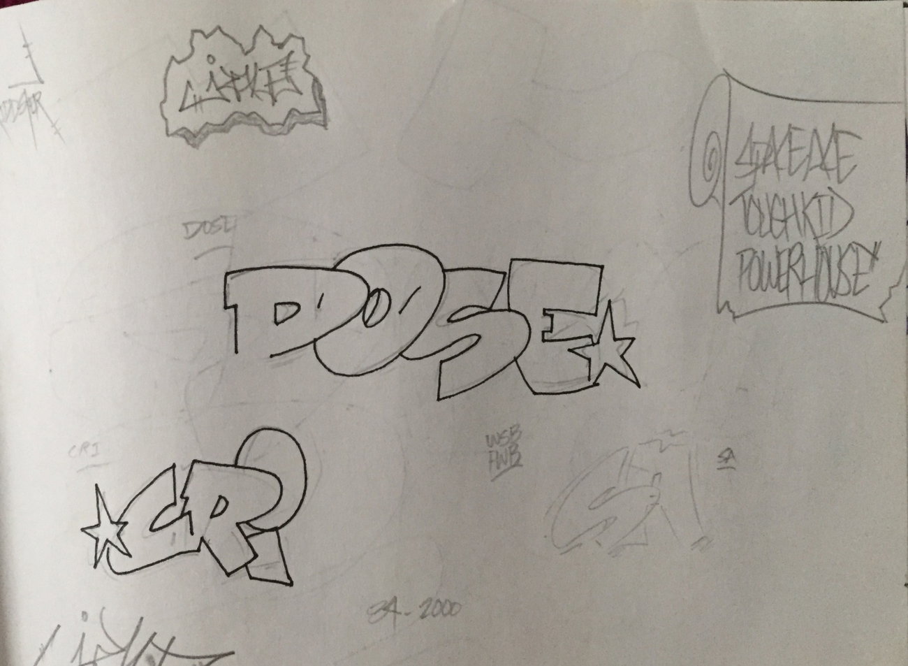 Graffiti Sketch - Photo by Techone - Dose, cri