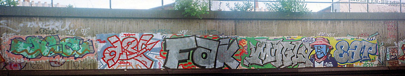 Graffiti Wall - Photo by Tedster (1993)