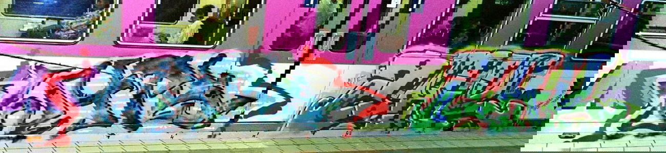 Graffiti Train - Photo by Tedster