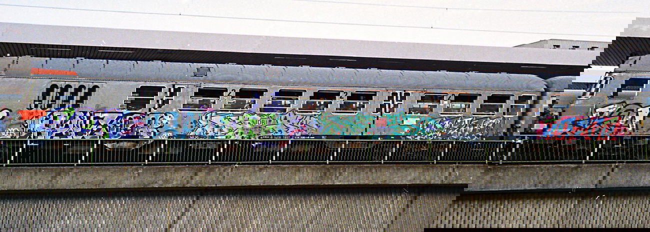 Graffiti Train - Photo by Tedster