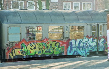 Graffiti Train - Photo by Tedster