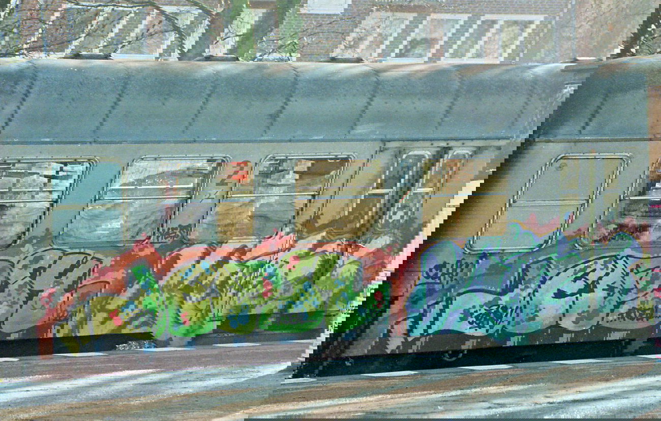 Graffiti Train - Photo by Tedster