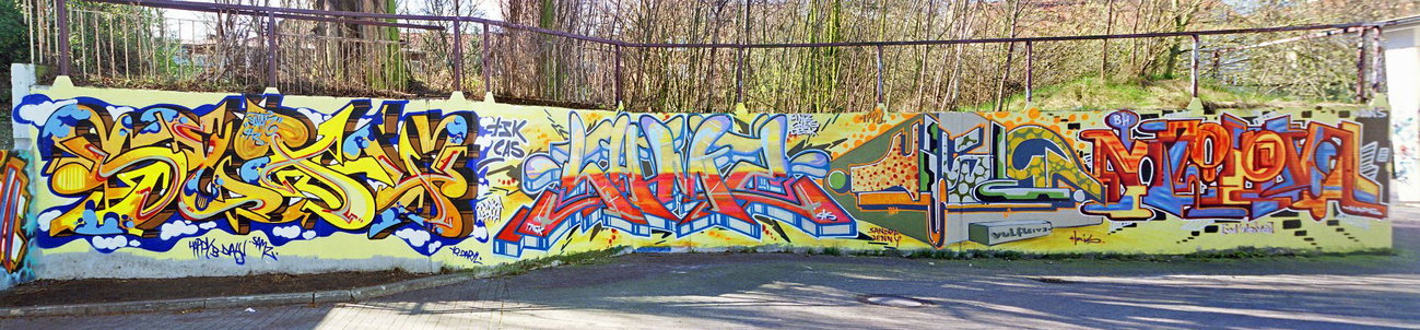 Graffiti Wall - Photo by Tedster